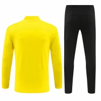 BVB Borussia Dortmund Mens Yellow Training Technical Football Tracksuit 2024-25