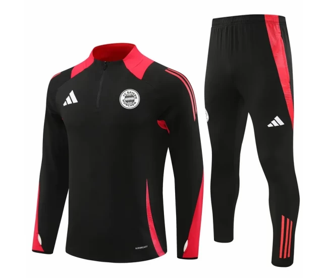 Bayern Munich Black Training Technical Football Tracksuit 2024-25