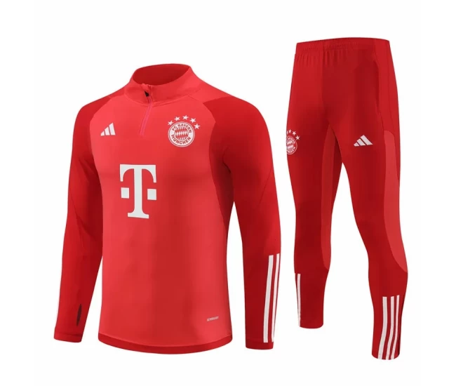 Bayern Munich Red Training Technical Football Tracksuit 2024-25