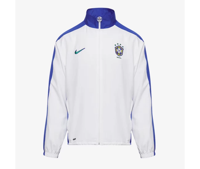 Brazil Mens Re-issue Track Football Jacket 2024-25