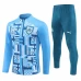 Olympique Marseille Blue Training Technical Football Tracksuit 2024-25