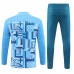 Olympique Marseille Blue Training Technical Football Tracksuit 2024-25