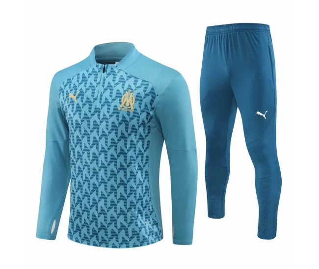 Olympique Marseille Graphics Training Technical Football Tracksuit 2024-25