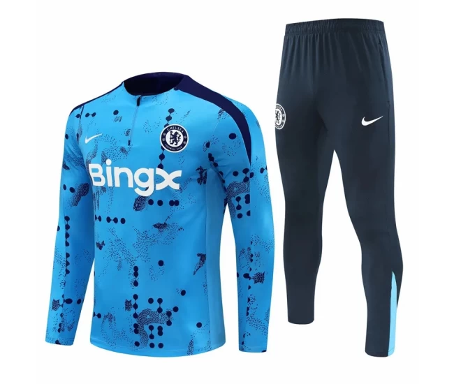 Chelsea Blue Training Technical Football Tracksuit 2024-25