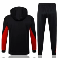 Liverpool FC Black Training Hooded Presentation Football Tracksuit 2024-25