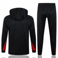 Liverpool FC Black Training Hooded Technical Football Tracksuit 2024-25