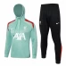 Liverpool FC Green Training Hooded Technical Football Tracksuit 2024-25