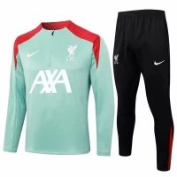 Liverpool FC Green Training Technical Football Tracksuit 2024-25