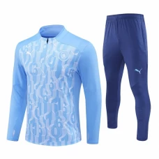 Manchester City FC Blue Training Technical Football Tracksuit 2024-25