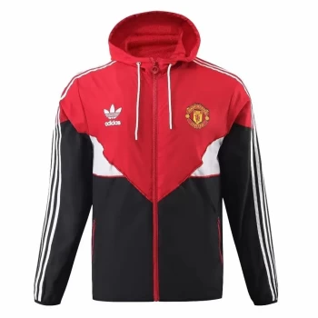 Manchester United Mens Training All Weather Football Jacket Red 2023-24