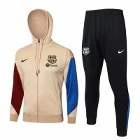 FC Barcelona Coach Hooded Presentation Football Tracksuit 2024-25