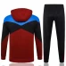 FC Barcelona Red Hooded Presentation Football Tracksuit 2024-25