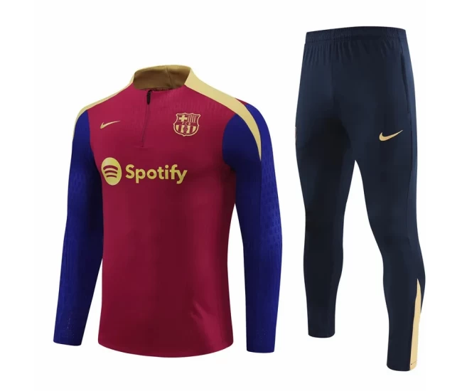 FC Barcelona Red Training Technical Football Tracksuit 2024-25