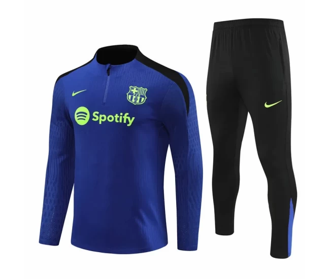 FC Barcelona Royal Blue Training Technical Football Tracksuit 2024-25