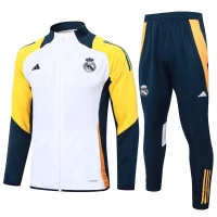 Real Madrid White Training Presentation Football Tracksuit 2024-25