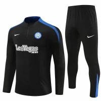 Inter Milan Black Training Technical Football Tracksuit 2024-25