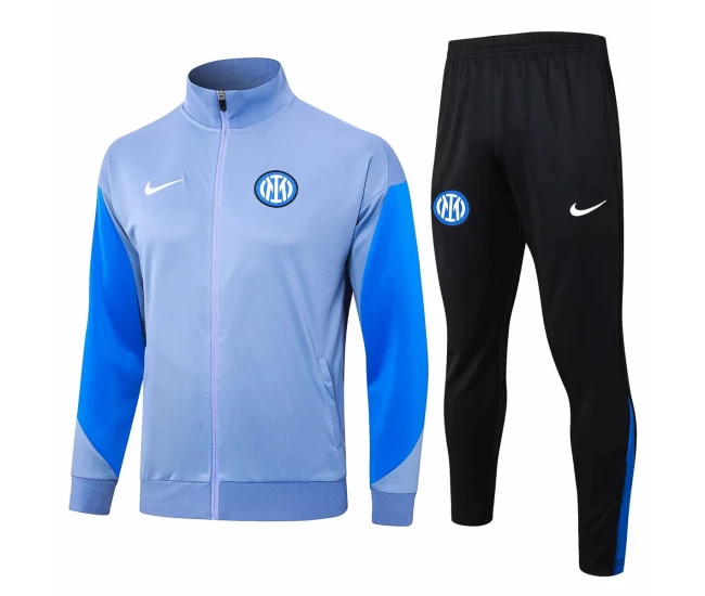 Inter Milan Blue Training Presentation Football Tracksuit 2024-25