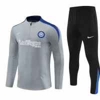 Inter Milan Grey Training Technical Football Tracksuit 2024-25