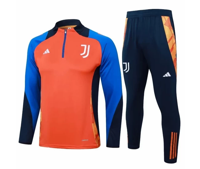 Juventus Orange Training Technical Football Tracksuit 2024-25