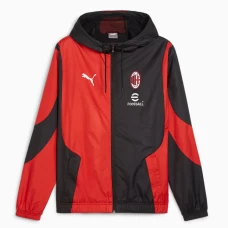 AC Milan Mens Pre-Match Football Jacket 2024-25