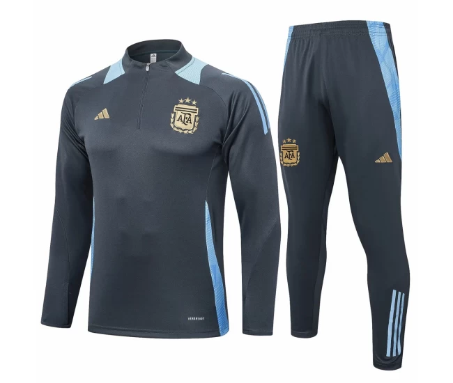 Argentina Gray Training Technical Football Tracksuit 2024-25