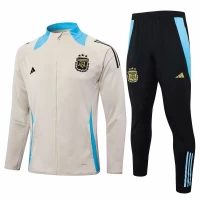 Argentina Beige Training Presentation Football Tracksuit 2024-25