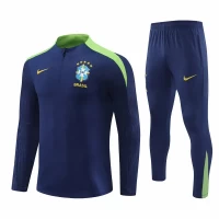 Brazil National Team Navy Training Technical Football Tracksuit 2023-24