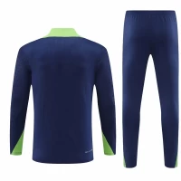 Brazil National Team Navy Training Technical Football Tracksuit 2023-24