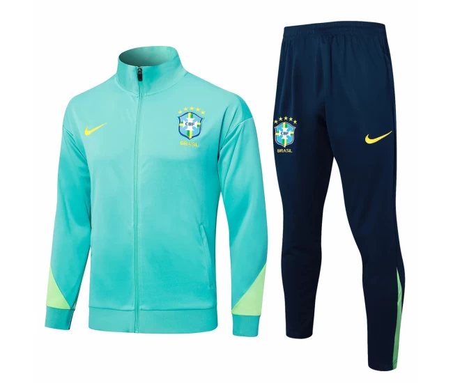 Brazil National Team Green Training Presentation Football Tracksuit 2024-25