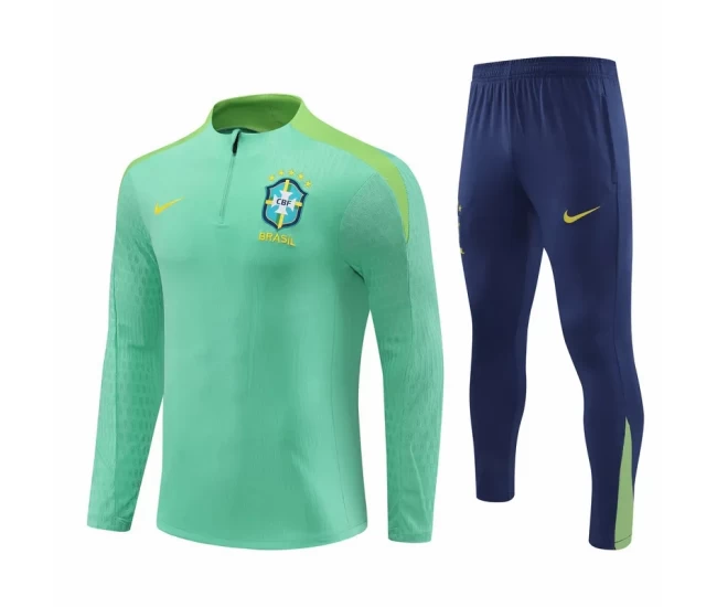 Brazil National Team Green Training Technical Football Tracksuit 2023-24