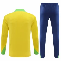 Brazil National Team Yellow Training Technical Football Tracksuit 2024-25