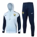 France National Team White Training Hooded Presentation Football Tracksuit 2024-25