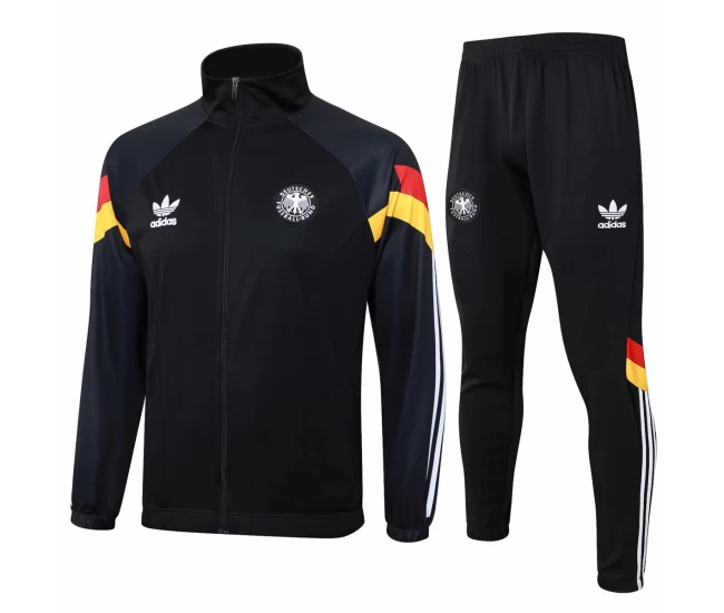 Germany Black Training Presentation Football Tracksuit 2024-25