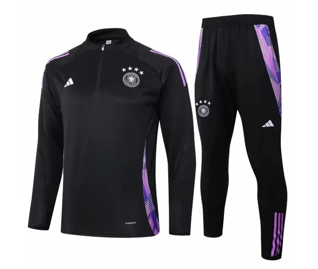 Germany Black Training Technical Football Tracksuit 2024-25