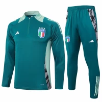 Italy Green Training Technical Football Tracksuit 2024-25