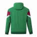 Portugal Mens Hooded Windbreaker Football Jacket 2024-25