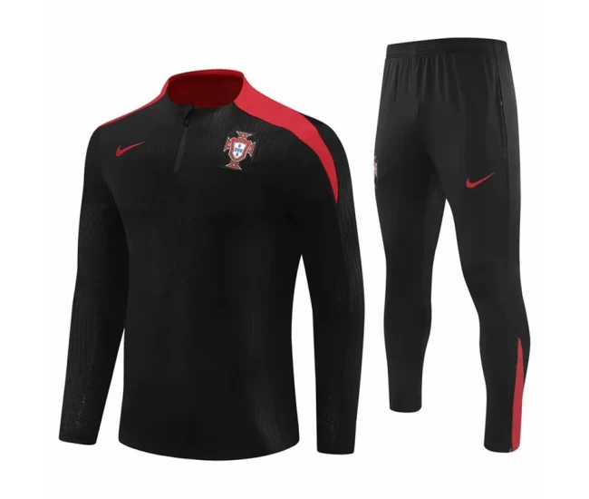 Portugal National Team Black Training Technical Football Tracksuit 2023-24