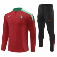 Portugal National Team Red Training Technical Football Tracksuit 2023-24