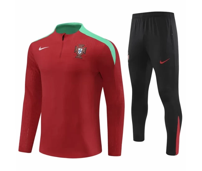 Portugal National Team Red Training Technical Football Tracksuit 2023-24