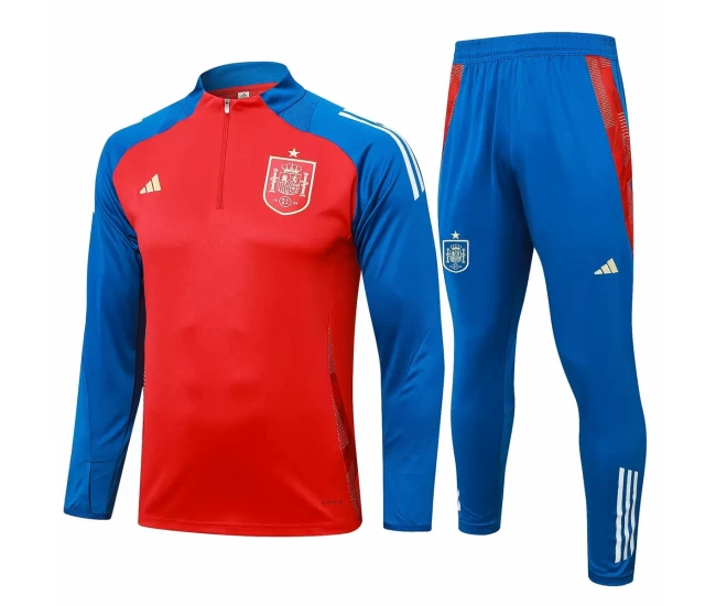 Spain Red Training Technical Football Tracksuit 2024-25